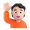 person raising hand emoji
